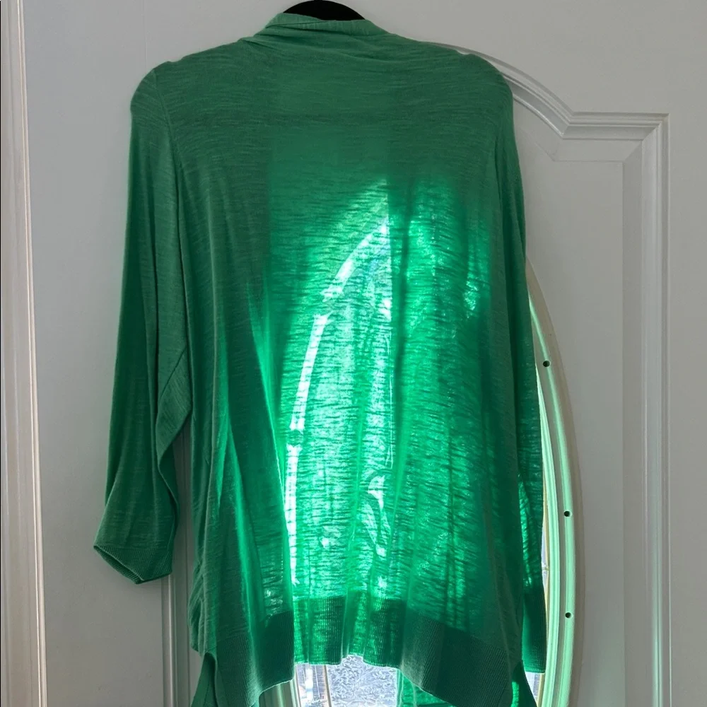 LOFT Vibrant Green Cardigan - Picture 4 of 4